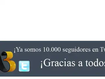 Ya somos 10.000 seguidores en Twitter Ya somos 10.000 seguidores en Twitter