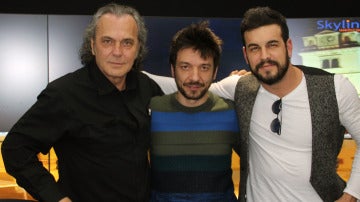 José Coronado, Oriol Paulo y Mario Casas