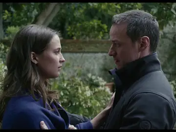 James McAvoy y Alicia Vikander James McAvoy y Alicia Vikander